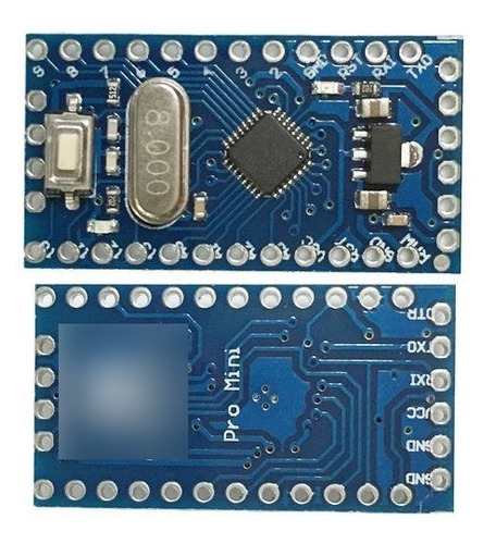 Tarjeta Desarrollo Compatible Arduino Pro Mini 168p 3.3v 