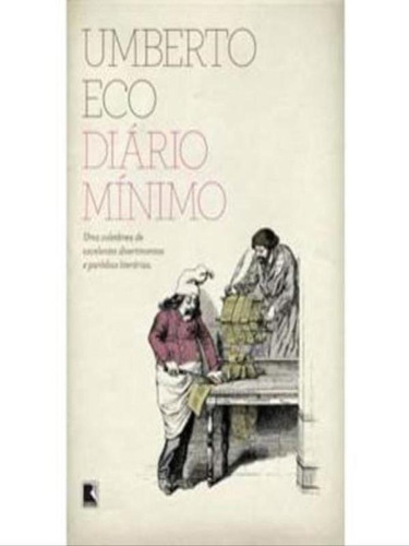 Diário Mínimo, De Eco, Umberto. Editora Record, Capa Mole, Edição 1ª Edição - 2012 Em Português