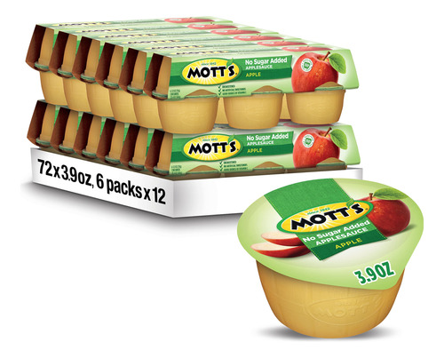 Mott's Pur&eacute; De Manzana De Cosecha Saludable, Tazas De