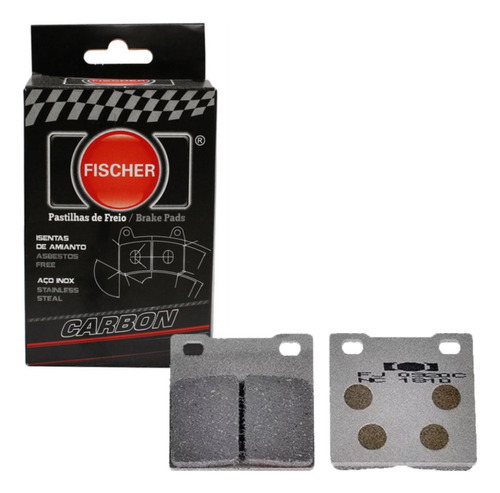 Kit Pastilha Fischer Traseira Suzuki Gs500e Gsf600  Fj0920