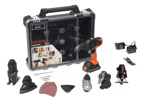 Herramienta Multipropósito 20v 6en1 Matrix Black+decker