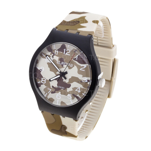 Reloj Europa By Diesel Mujer 4900 277 Wr Caucho Sumergible