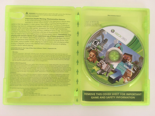 Jogo Minecraft Xbox 360 Mídia Física Original (Usado)