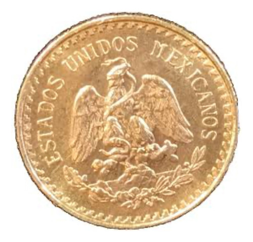 Antiga Moeda Em Ouro - México - Ano 1945 (Usado)