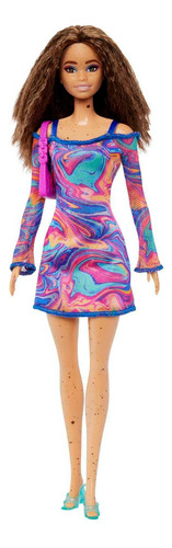 Barbie Fashionista Muñeca Vestido De Colores