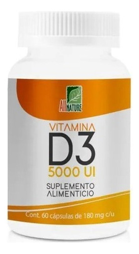 Vitamina D3 5000 Ui C/60 Caps Natural Health