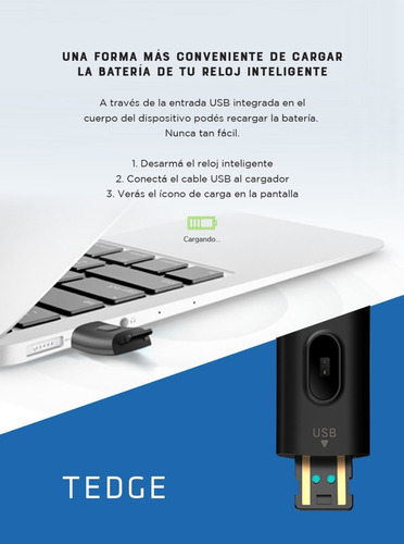 Reloj Inteligente Pulsera - Smart Band Tedge