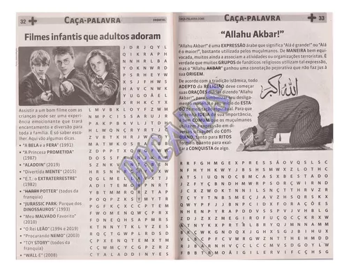 Livro de Passatempo Caça Palavras Nível Fácil Coquetel em Promoção na  Americanas