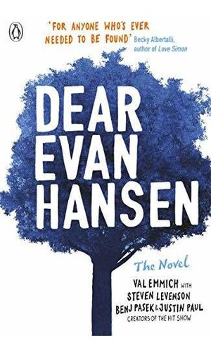 Book : Dear Evan Hansen - Emmich, Val - Paul, Justin -...