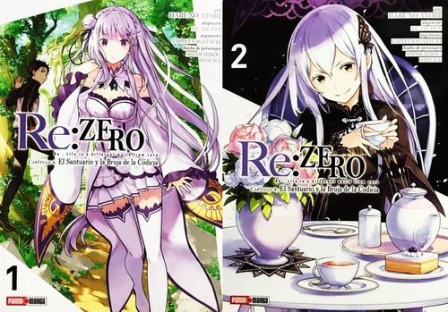 Manga Re:zero Parte 4 Tomos 1 Y 2 Panini Español 