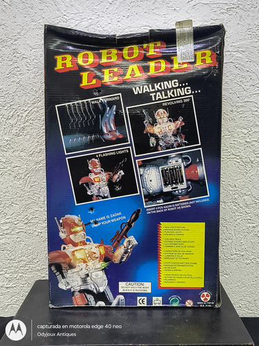 Robot Leader Zadak Rojo Son Ai Toys Vintage 1994 En Caja Robot Leader Zadak Rojo Son Ai Toys Vintage 1994 En Caja Rojo (Usado)