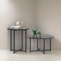 Comprar Combo Living Mesa De Centro + Mesa Lateral Conjunto Living
