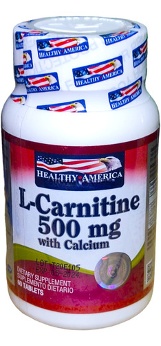 L-carnitine 500 Mg 60tab - Unidad a $997