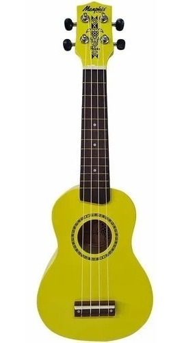 Imagem 2 de 7 de Ukulele Acústico Soprano Tagima Memphis Honu Amarelo
