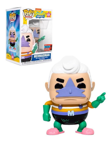 Mermaid Man Funko Pop Spongebob Exclusivo Nycc2020 Shared St