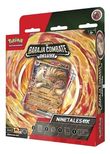 Pokémon Tcg:  Baraja De Combate  Deluxe Ninetales Ex