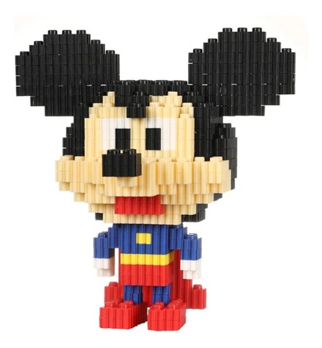 Mini Bloques Didacticos Super Mickey Figura 3d Armable