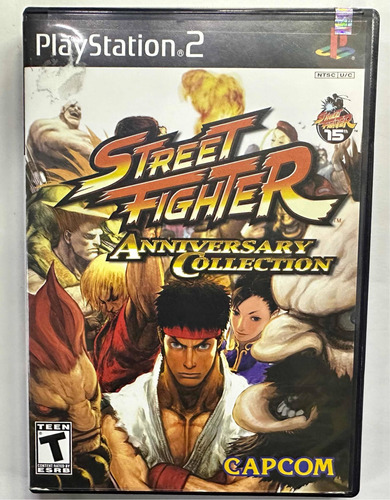 Street Fighter Anniversary Collection Ps2 Completo Original (Reacondicionado)