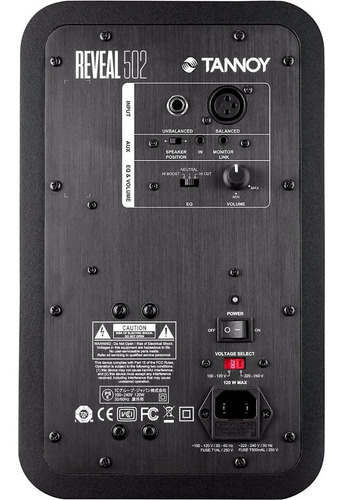 Monitor De Estudio Activo 5 Pulgadas 75 W Tannoy Reveal 502