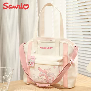 Sanrio Kulomi Saco Crossbody Portátil De Grande Capacidade