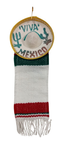 50 Sombrero Charro Mini Sarape Tricolor Y Seguro