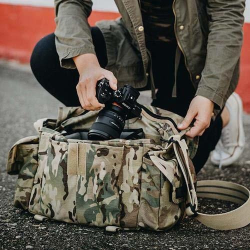 Bolso De Hombro Con Camuflaje Domke F-2