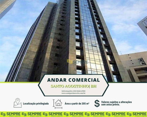 Imagem 1 de 18 de Andar Corporativo Para Alugar, 205 M² - Santo Agostinho - Belo Horizonte/mg - Ac0020