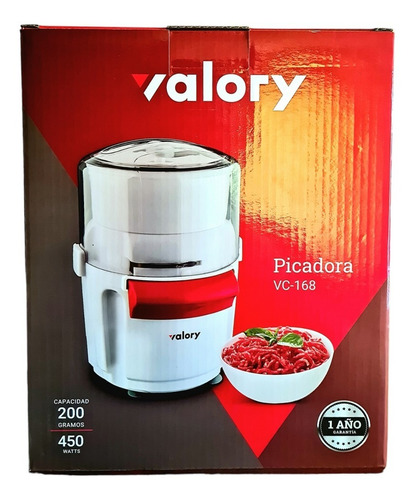 Picadora De Alimentos Valory Vc168 2 Cuchillos 200grs 450w