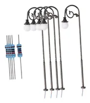 Comprar 2 Escala 1\u002F87 Ho Luces De Calle Tren Paisaje Micro Paisaje