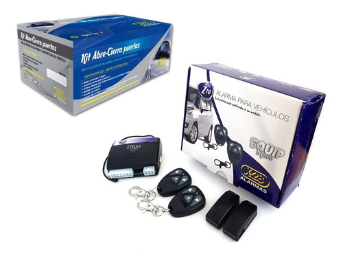 Alarma Auto X28 Z10 + Kit Cierre 4 Puertas Con Instalacion