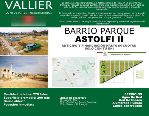 Terreno Lote  En Venta En Pilar, G.b.a. Zona Norte, Argentina