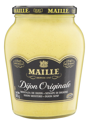 Mostarda Dijon Original Maille sem glúten 865 g