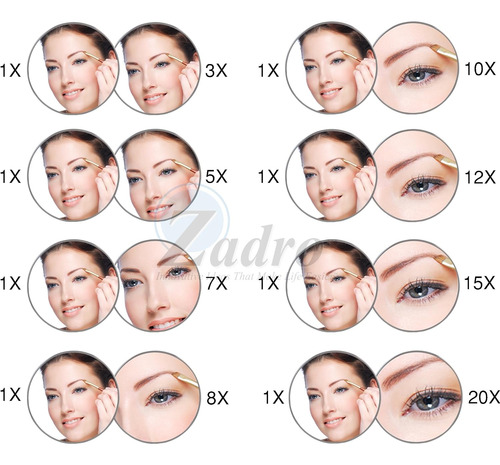 Espejo De Maquillaje De Pared Led De 11 Zadro De 11 Espejo