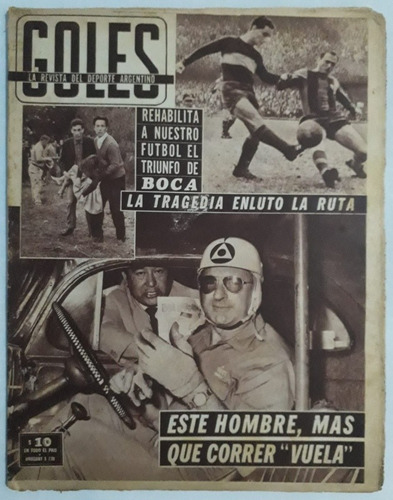 Revista Goles N° 801 - Boca Barcelona 1963 Fs