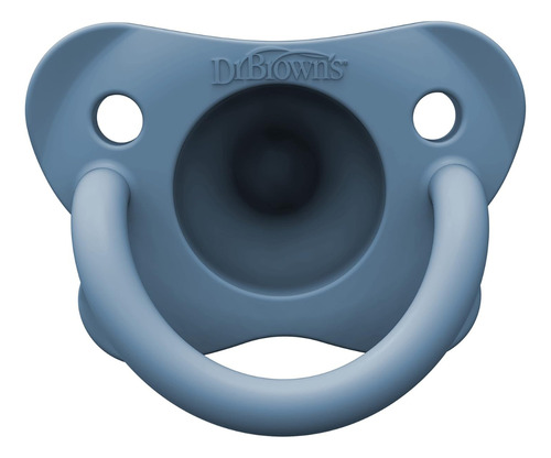 Dr Brown's Happypaci 3 Chupones De Silicona 0m+ Azul Rosa Blanco/rosa Claro 0-6 Meses