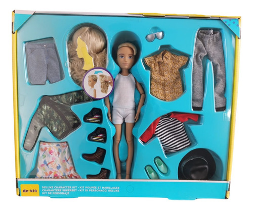 Muñeca Creatable World Kit Personaje Y Ropa 100+ Look Dc-414