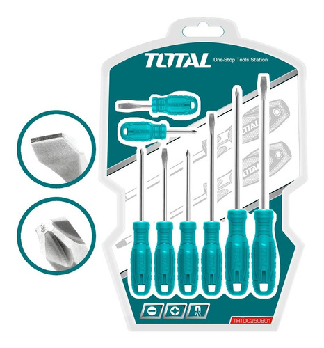 Juego De Destornilladores Total Tools Thtdc250801