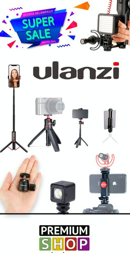 Imagen 5 de 9 de Luz Led Ulanzi Vl49 6w 800lm Bateria 2000mah / Zapatas Extra