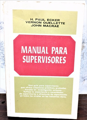 Manual Para Supervisores  