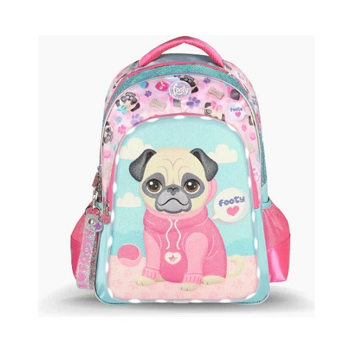 Mochila Espalda 18 PLG Perro Puppy Con Luz Footy