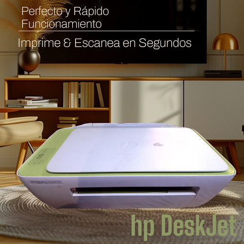 Impresora Hp Deskjet Ink Advantage 2135 Multifunción Blanco Verde Lima (Usado)