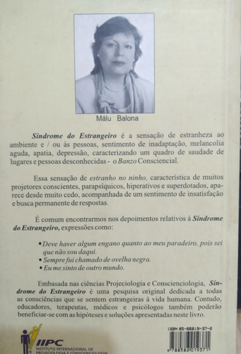 Síndrome Do Estrangeiro, Málu Balona