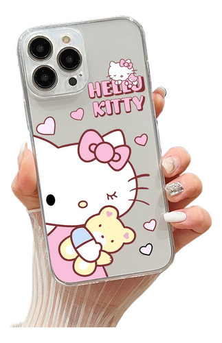 Funda De Teléfono Divertida Y Linda De Hello Kitty Para Ipho