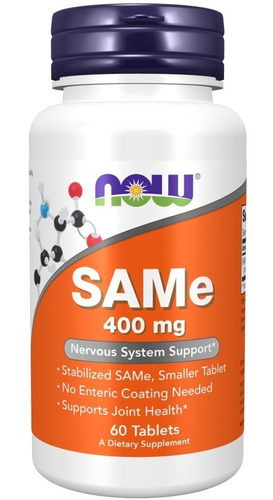 Sam-e (s-adenosil Metionina) 400mg 60u- Apoyo Sist. Nervioso