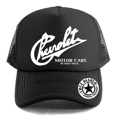 Gorras Trucker Chevrolet Dis3 Cruz Diablo