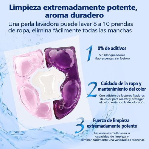 Detergente En Cápsulas Fresias Y Lirios (36 Cápsulas) 4 En 1