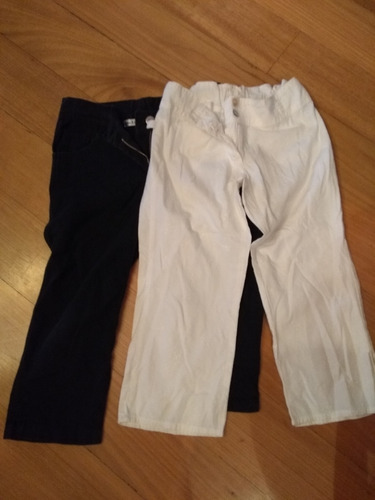 Pantalon Nena Pescador Negro Y Blanco Mimo Girls