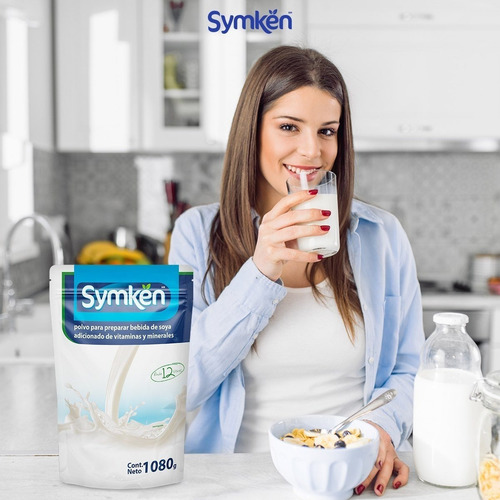 Symkën Soya Natural Bolsa 1,080g - Caja De 8 Piezas
