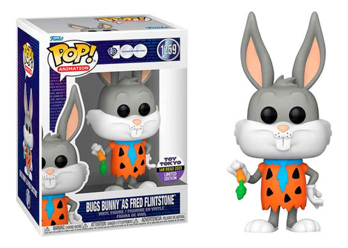 Bugs Bunny As Fred Flintstone Toy Tokyo 2023 Funko Pop 1259