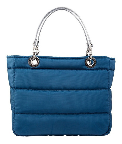 Imagen 1 de 6 de Bolsa Original Sundar Basica Con Cierre Color Azul Cobalto